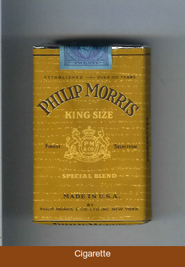 Philip Morris Special Blend brown cigarettes soft box